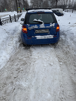 Машина в колее на парковке школы застряла вытащить застрявшую машину Suzuki sx4