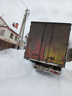 Застрял в снегу вытащить застрявшую машину Газель ПРМ