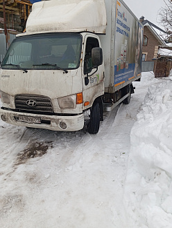 Подняться в горку вытащить застрявшую машину Хундай hd78