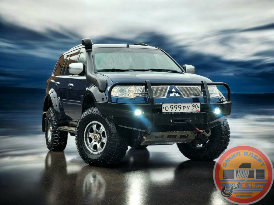 фото застрявшего Mitsubishi Электросталь