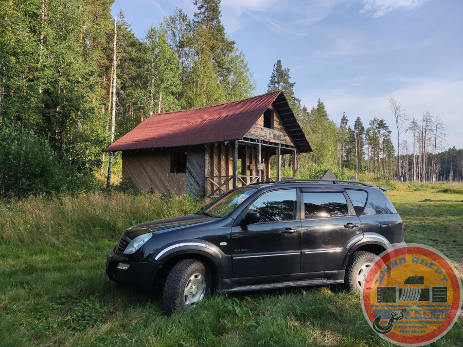 фото застрявшего Ssang yong rexton  